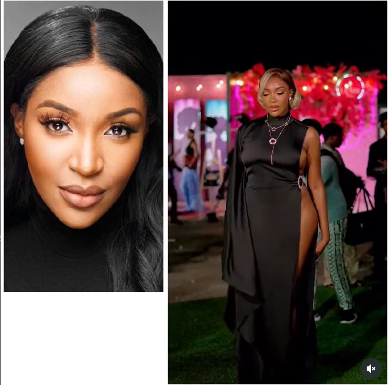 Actress Idia Aisien turns heads in stunning revealing outfit at Lagos Fashion Week (Video)