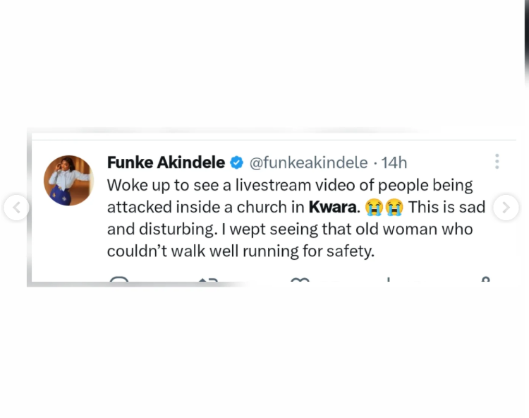 Davido, Iyabo Ojo and other celebrities react to Kwara state killings