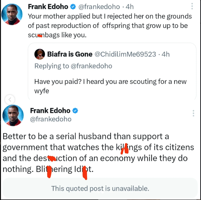 TV personality Frank Edoho roasts X user who called him a serial husband
