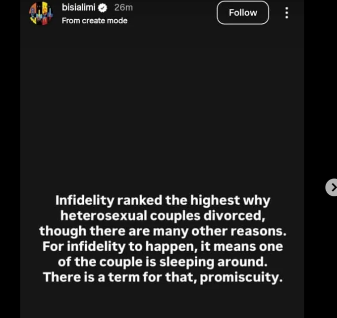 G@y Rights activist Bisi Alimi links global divorce trends, infidelity, queer stereotypes and societal shame in detailed morning reflections