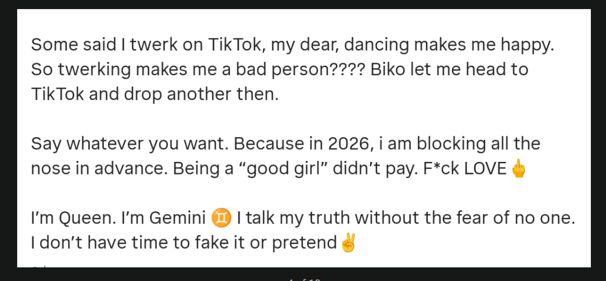 ?I wasn?t even famous then? so where did US people see me as a prostitute?? ? BBN?s Queen Mercy replies follower accusing her of ruining her marriage
