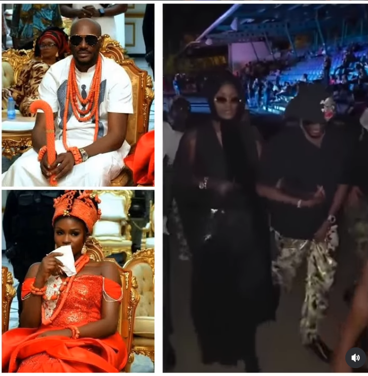 2baba and wife, Natasha Idibia step out together to an event after marriage controversy weeks ago