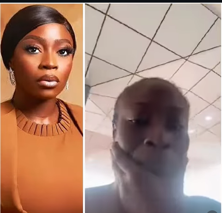 Nollywood actress Bolaji Ogunmola breaks down after airline leaves her stranded at Ekiti airport