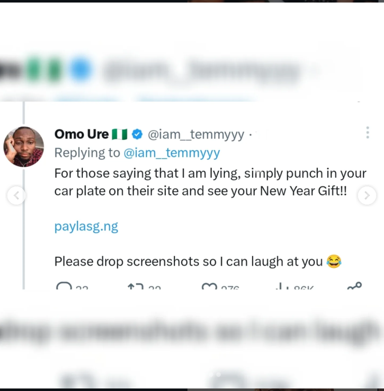 Lagos drivers react as netizens share traffic fines with clear camera evidence