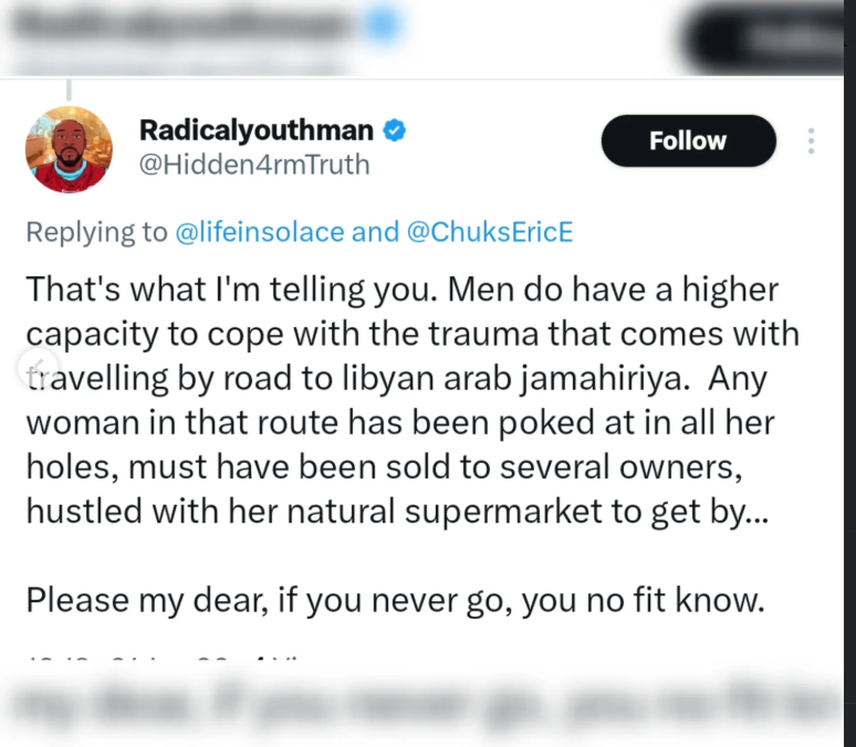 X users share harrowing accounts of Libya?Europe migration route amid immigration debates