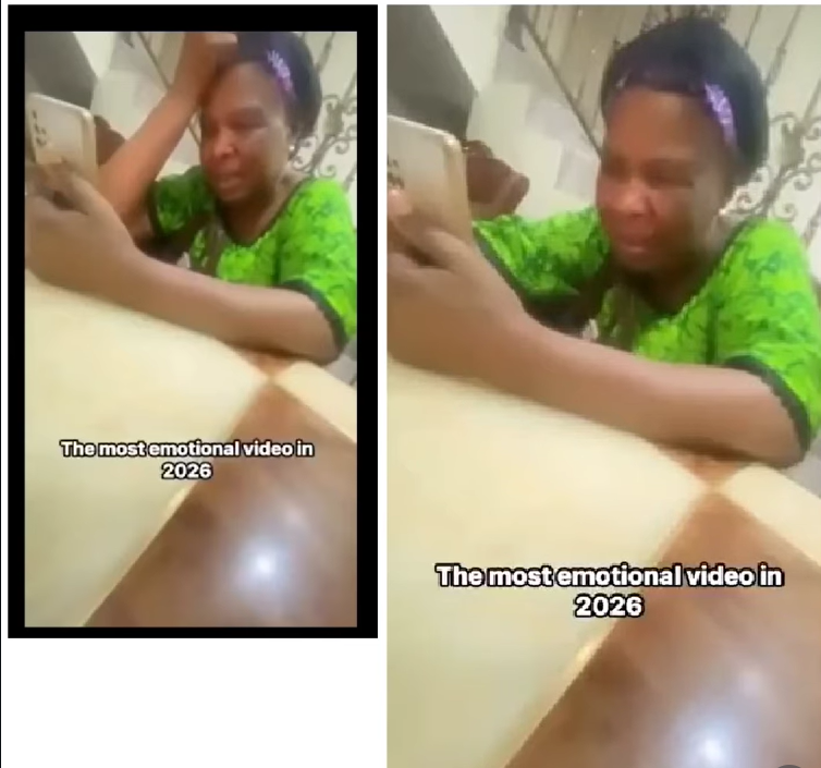 Parents showing emotion after their daughter shares pregnancy news