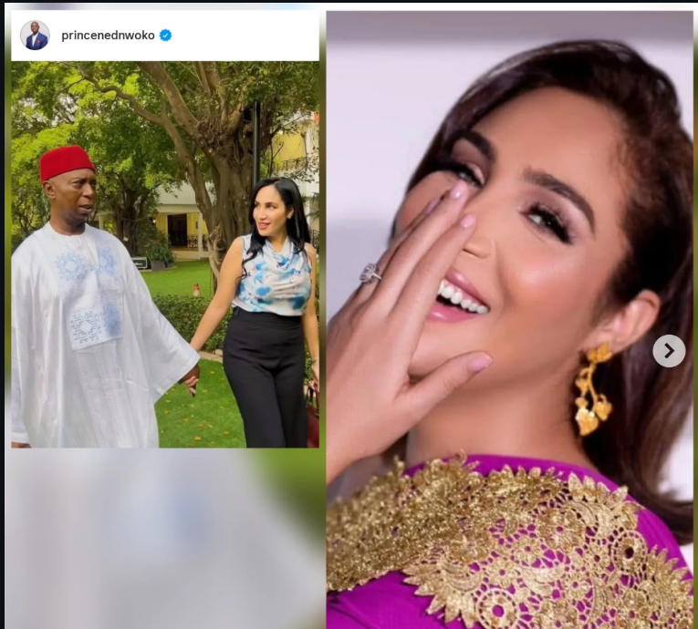 Senator Ned Nwoko celebrates 5th wife, Laila, with sweet birthday message