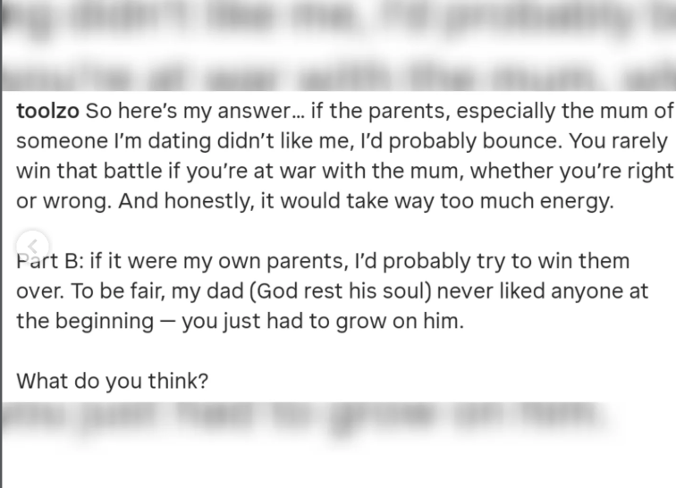 Media personality,Toolz says she?d walk away if her partner?s mum doesn?t like her