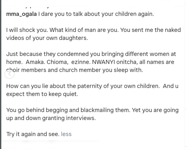 Actress Doris Ogala makes explosive allegations against Pastor Chris Okafor; issues stern warning