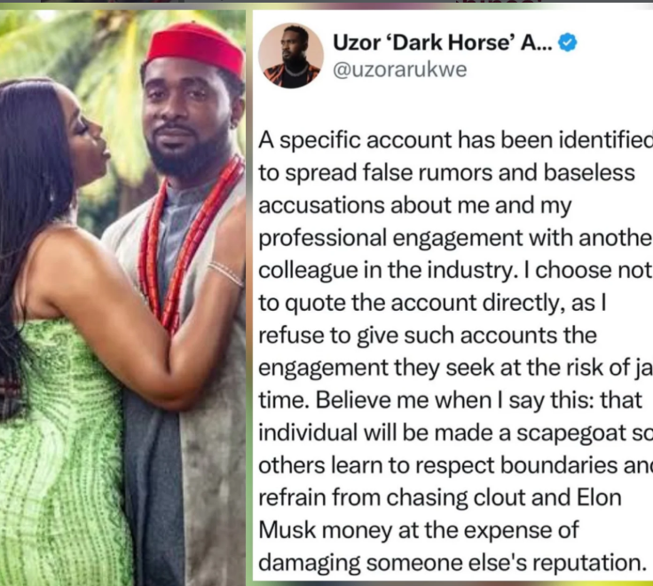 Nollywood actor Uzor Arukwe responds to viral rumor involving BamBam and Teddy A