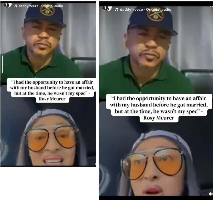I had the chance to have an affair with him before marriage, but he wasn?t my spec? ? Actress Rosy Meurer speaks on Churchill and Tonto Dike saga