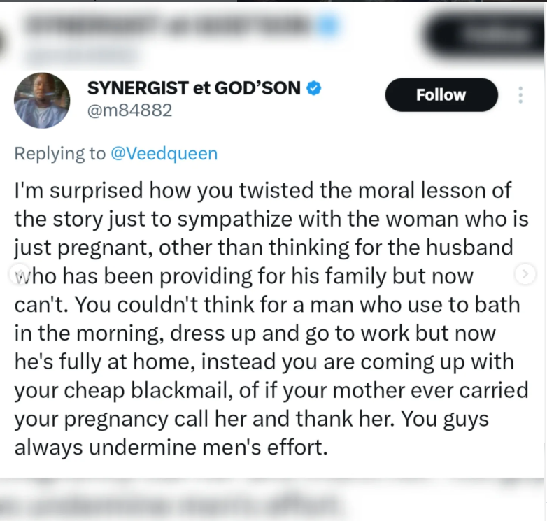 X user shares story of pregnant neighbour, sparks debate about who deserves sympathy