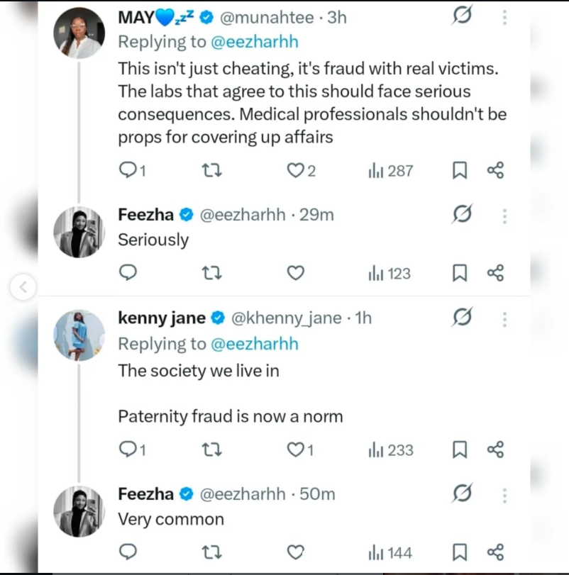 X user narrates how a woman backdated pregnancy scan to match husbandâs timeline, another shares similar experience