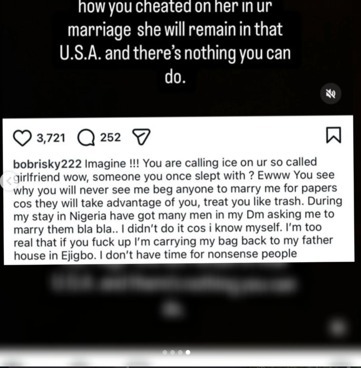 âYou wonât see me beg anyone to marry me for papersâ â Bobrisky reacts to BBN star Angel and her estranged wifeâs drama; shares strict marriage terms