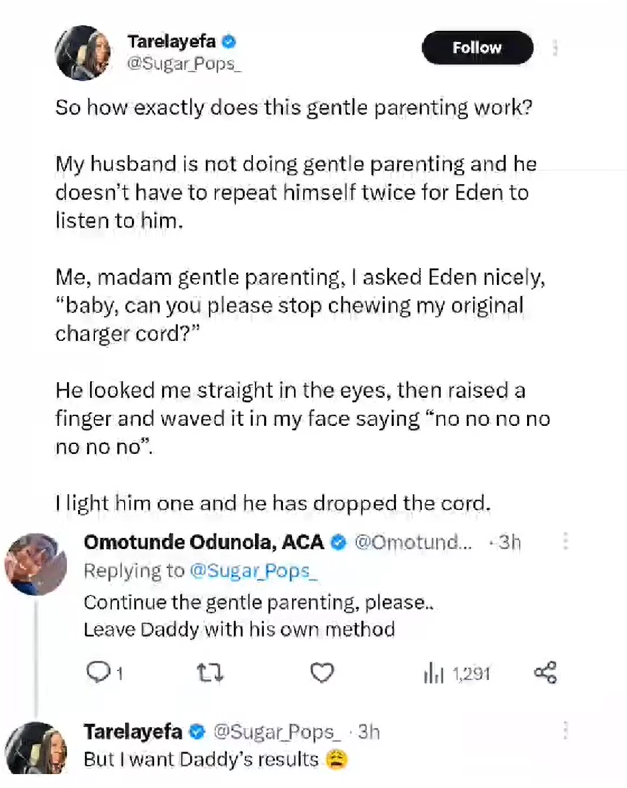 âI asked him nicely, he looked me in the eye and said âno no noââ â Mum jokes about gentle parenting struggles