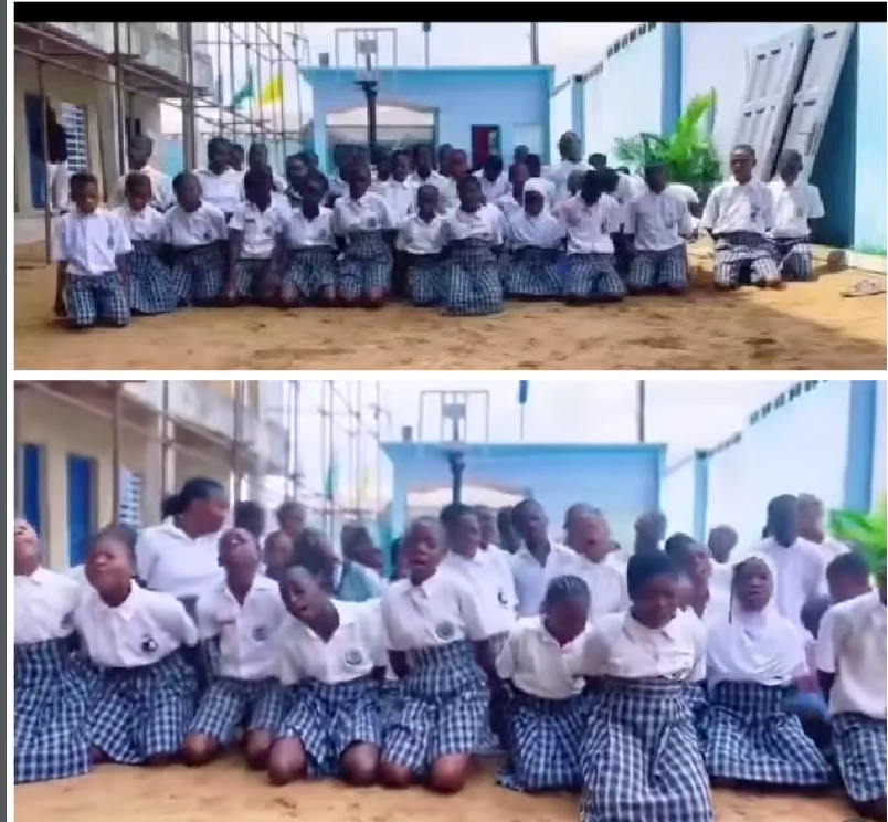School children send emotional plea to President Tinubu to rescue abducted school pupils  (video)