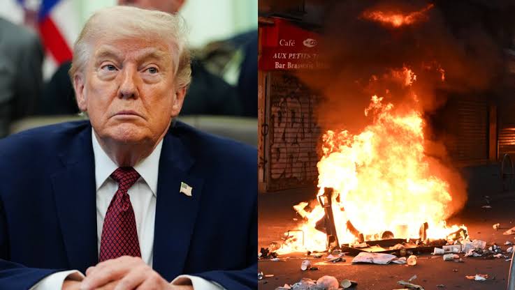'France is burning, the country has been shattered by immigration - President Trump reacts to French riots