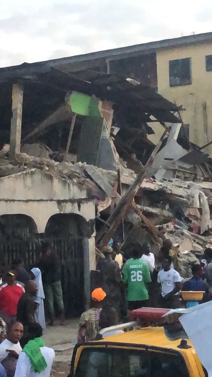 Many trapped, 15 rescued as two-storey building collapses in Lagos