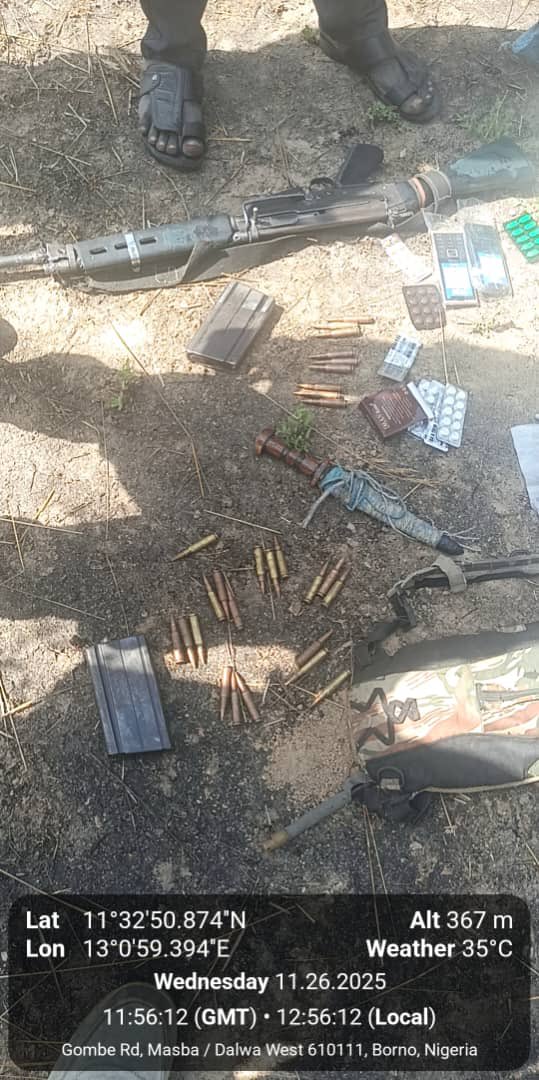 Troops neutralise terrorist, recover rifle in Borno