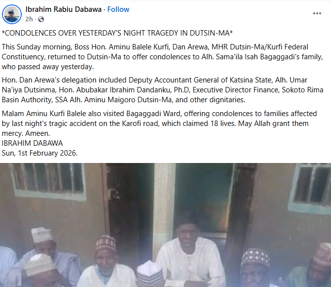 Newlyweds and 16 others k!lled in Katsina road crash shortly after wedding