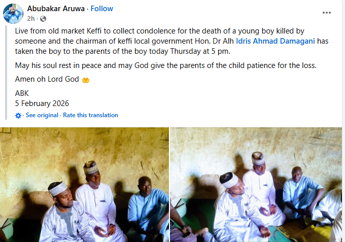 Man burnt to d3ath by mob after being accused of k!lling minor and removing his eyes in Nasarawa