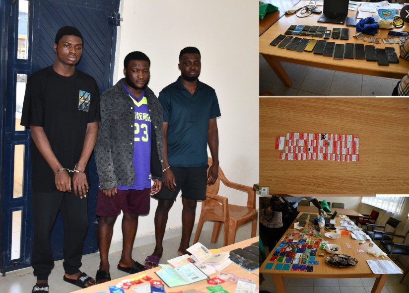 Three Nigerian nationals arrested for suspected cyber fraud in Kenya