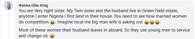 If your wife lives in Festac, Amuwo Odofin, Okota, Ago, try and gather money for DNA tests - Nigerian woman tells married men