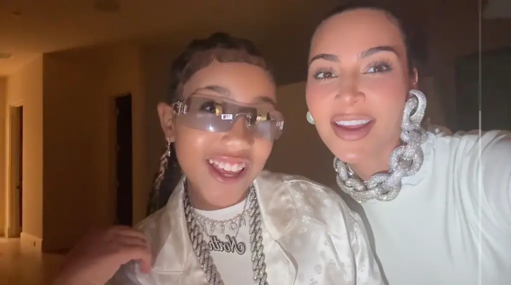 Kanye West and Kim Kardashian?s 12 year old daughter North West debuts under-eye piercings in eerie new music video