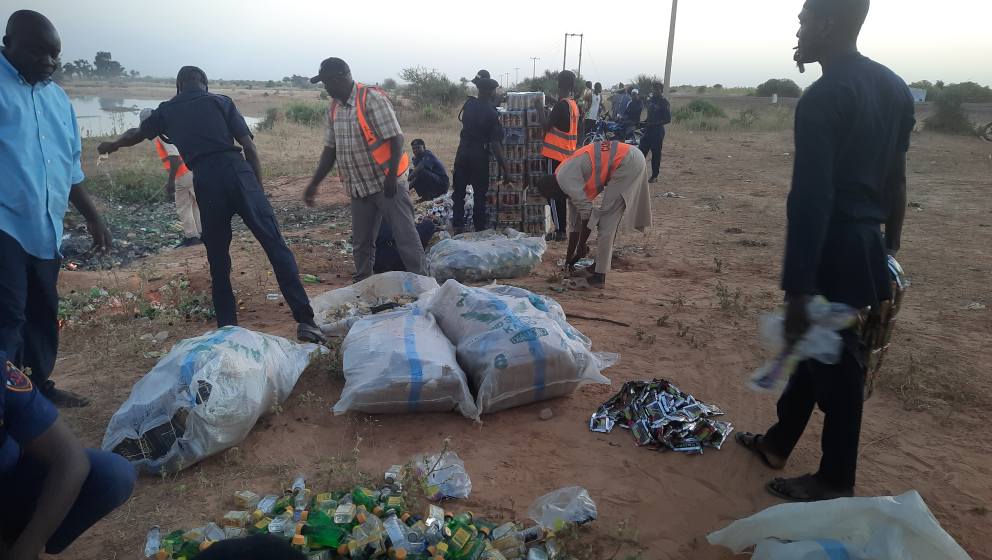 Hisbah destroys seized alcohol in Yobe