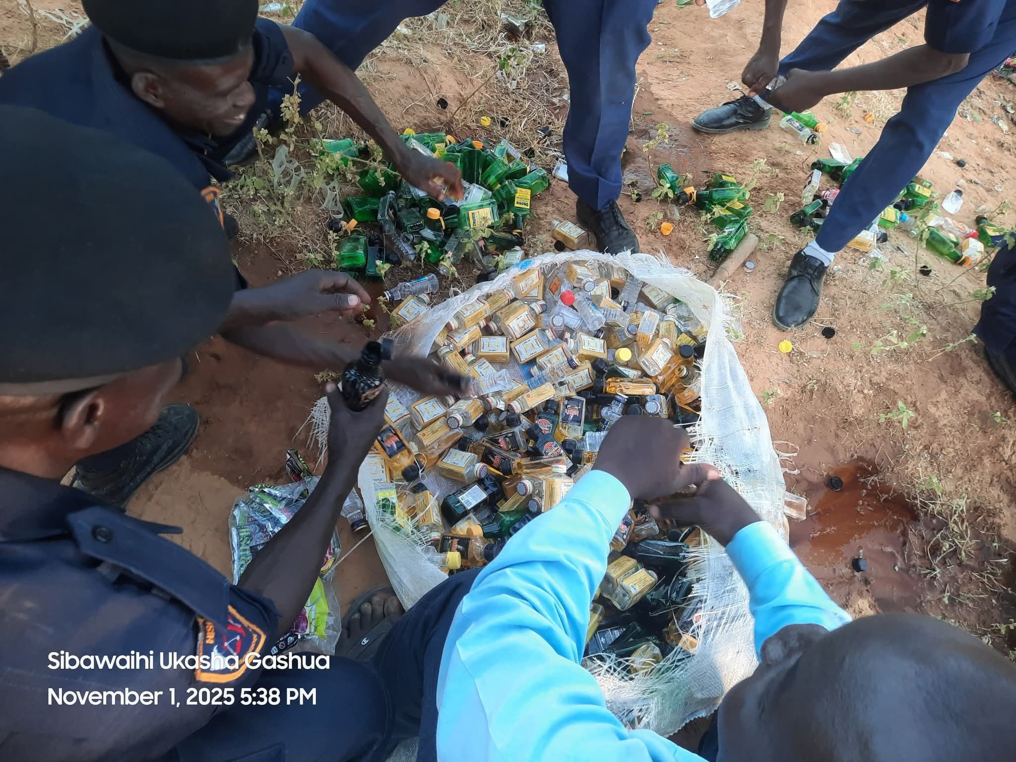Hisbah destroys seized alcohol in Yobe