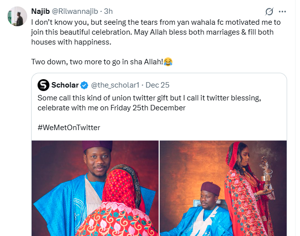 Mixed reactions as Nigerian man takes second wife 11 months after he married his first wife and one week after she gave birth to twins