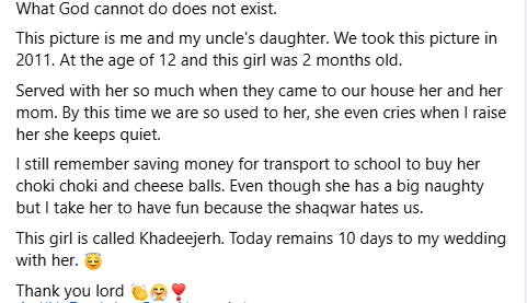 Gombe man set to marry his uncle