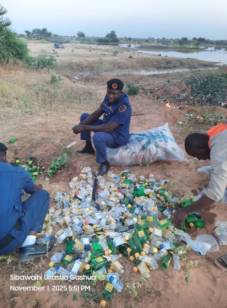 Hisbah destroys seized alcohol in Yobe