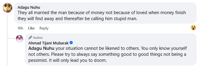 "You only know yourself not others" - Nigerian man replies Facebook user who suggested that his brother