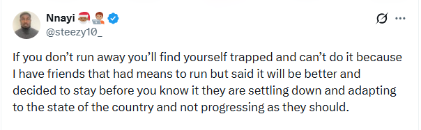 I might have been stuck as a labourer or worse if I had not left  - Nigerian man reveals his impressive transformation after relocating abroad