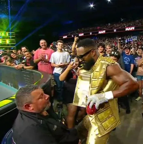 Wrestler Montez Ford sued over alleged 'lap dance’ on security guard during live broadcast (Video)