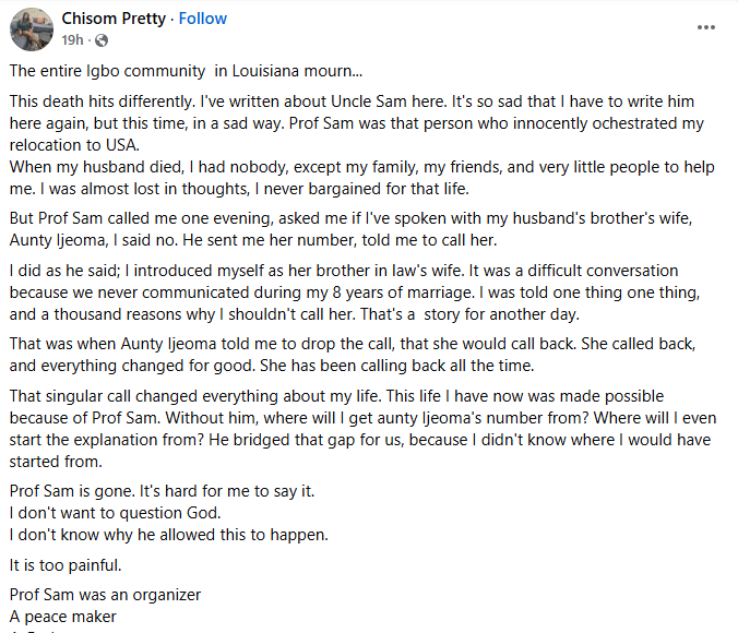 Nigerian st@bs his 75-year-old father to d3ath in US, injures two sisters