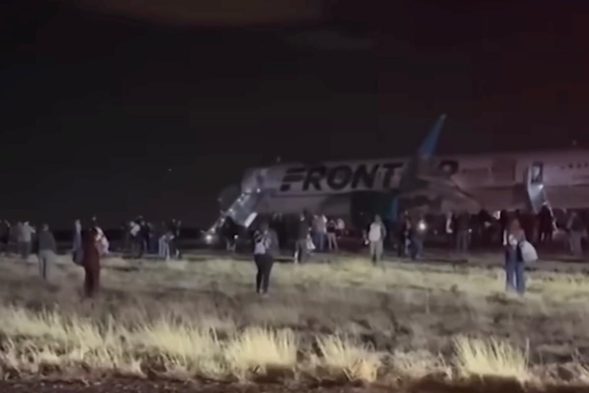 Moment taxiing airplane hits person on Denver runway seen in horrifying new video