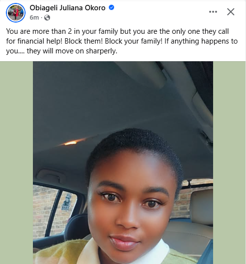 If your family only calls you for financial help, block them - UK-based Nigerian woman advises people