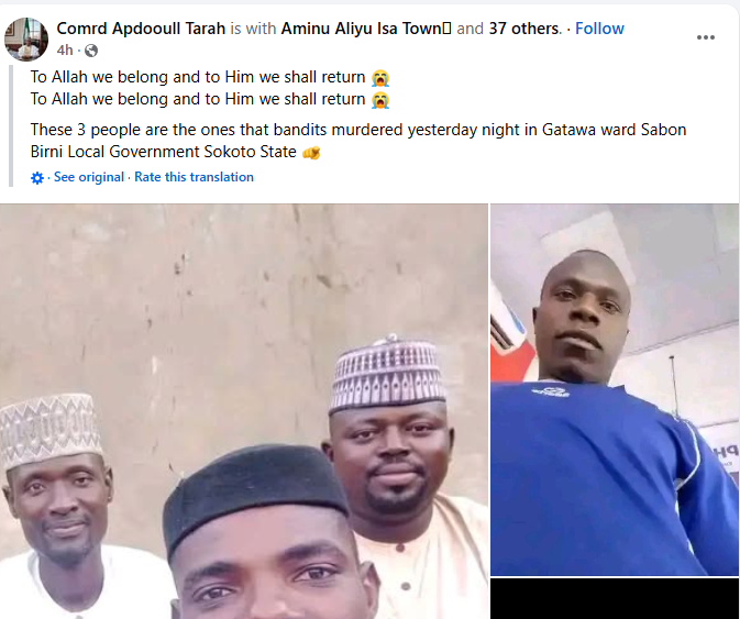 Many k!lled, others abducted as bandits attack Sokoto communities