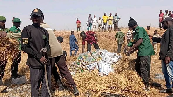 Hisbah destroys seized alcoholic drinks in Katsina (photos)