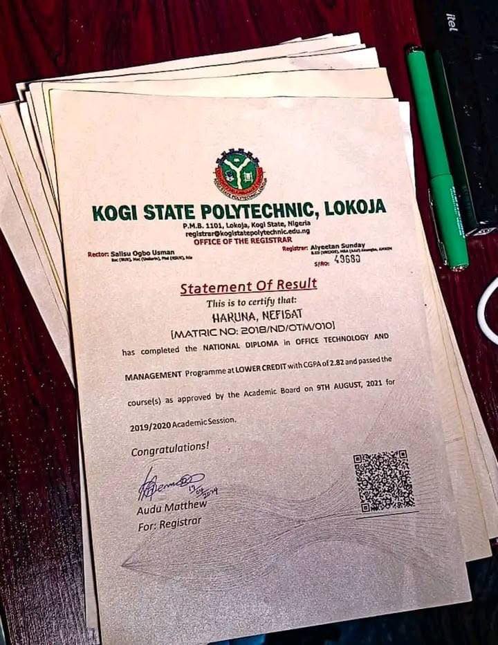 Kogi poly suspends five staff, arrests four students over certificate scam