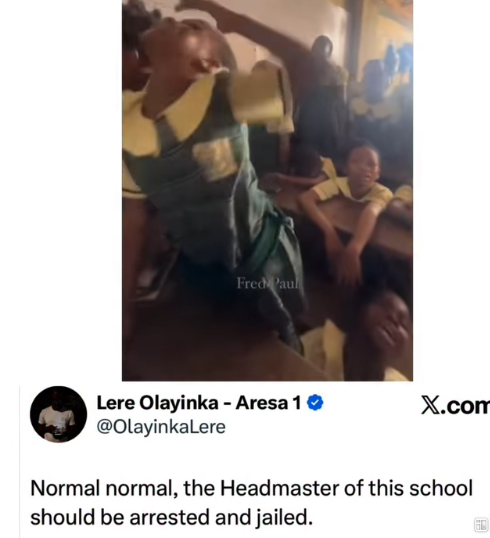 Lere Olayinka seeks prosecution of headmaster over video of pupils praying in tongues during school hours