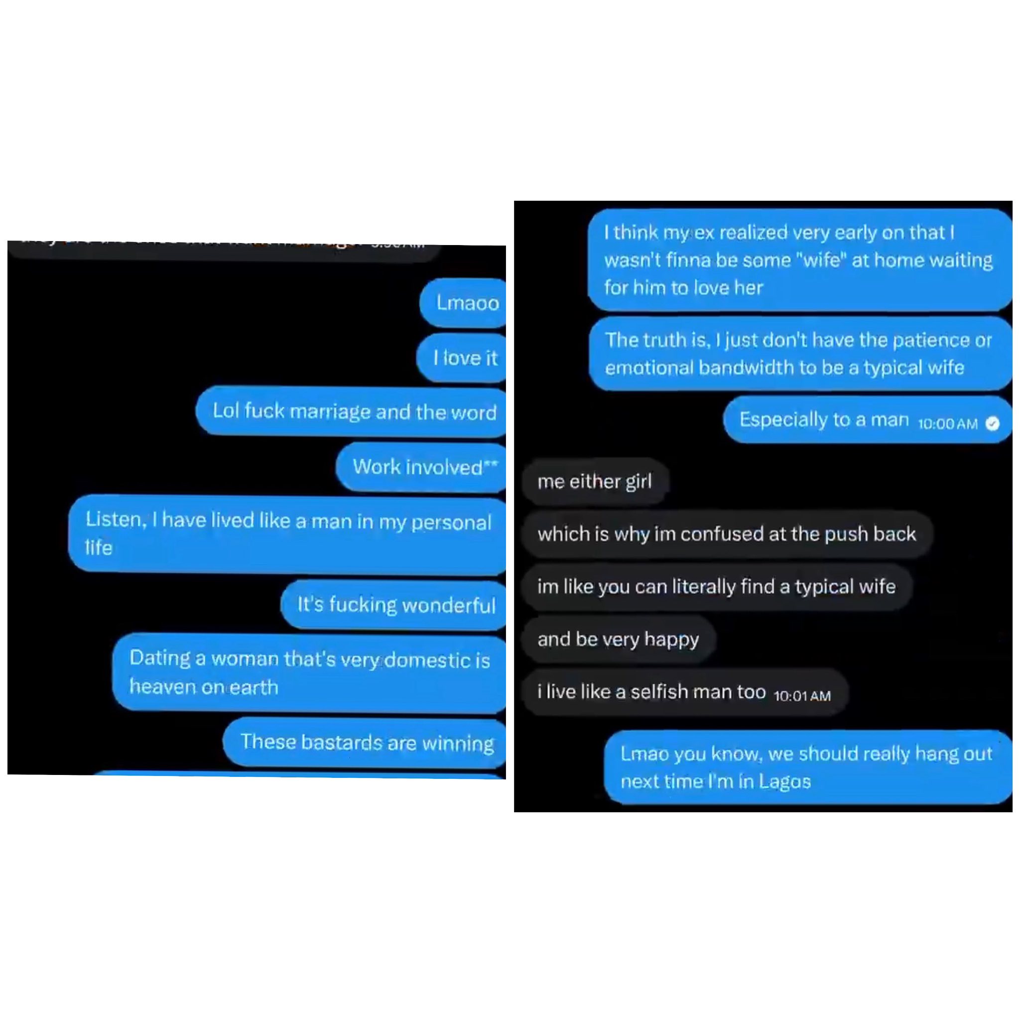 Popular feminist Ozzy Etomi deactivates her Twitter account after old alleged DMs with Ezra?s b!s3xual ex-girlfriend revealed that she called Toke Makinwa a ?runs girl?