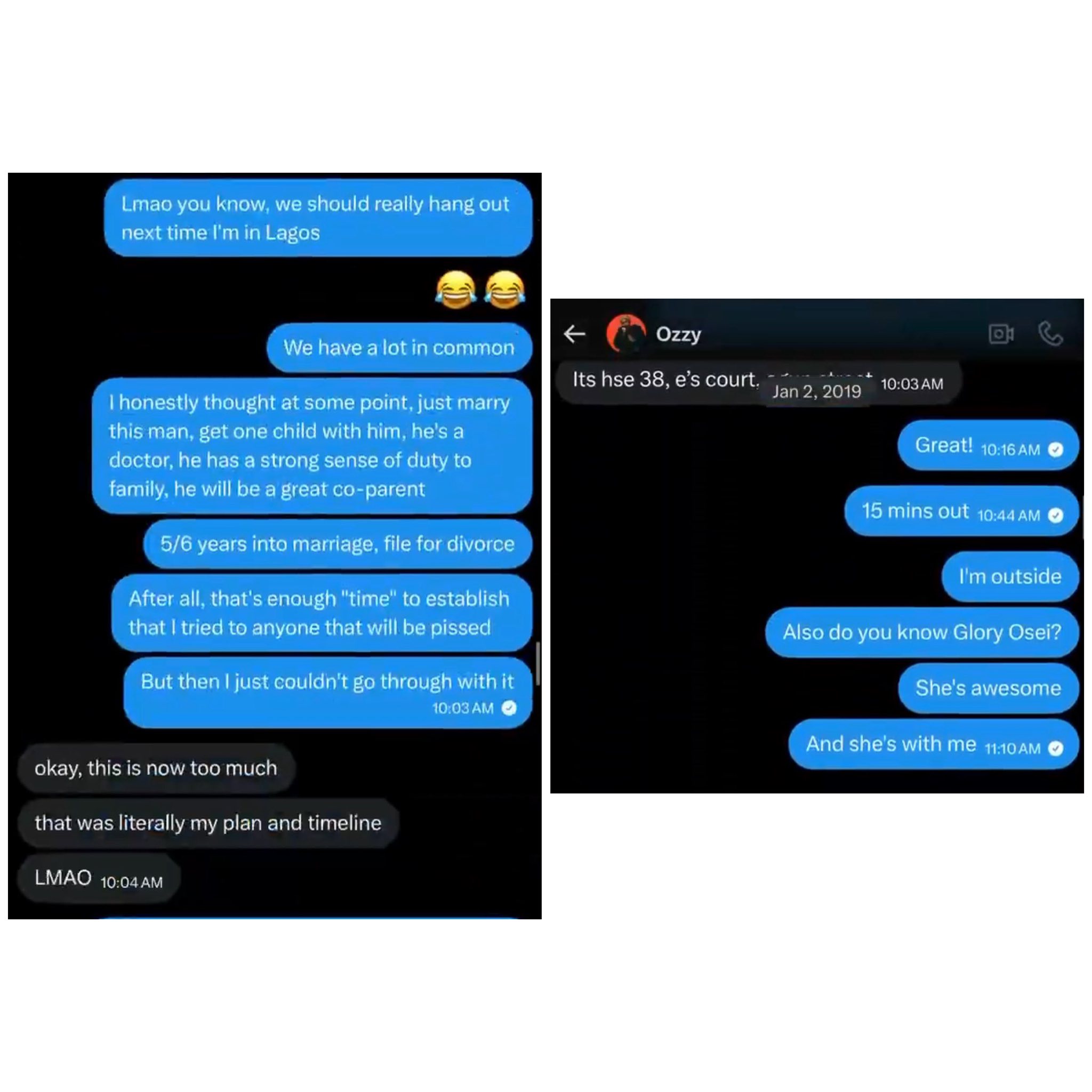 Popular feminist Ozzy Etomi deactivates her Twitter account after old alleged DMs with Ezra?s b!s3xual ex-girlfriend revealed that she called Toke Makinwa a ?runs girl?