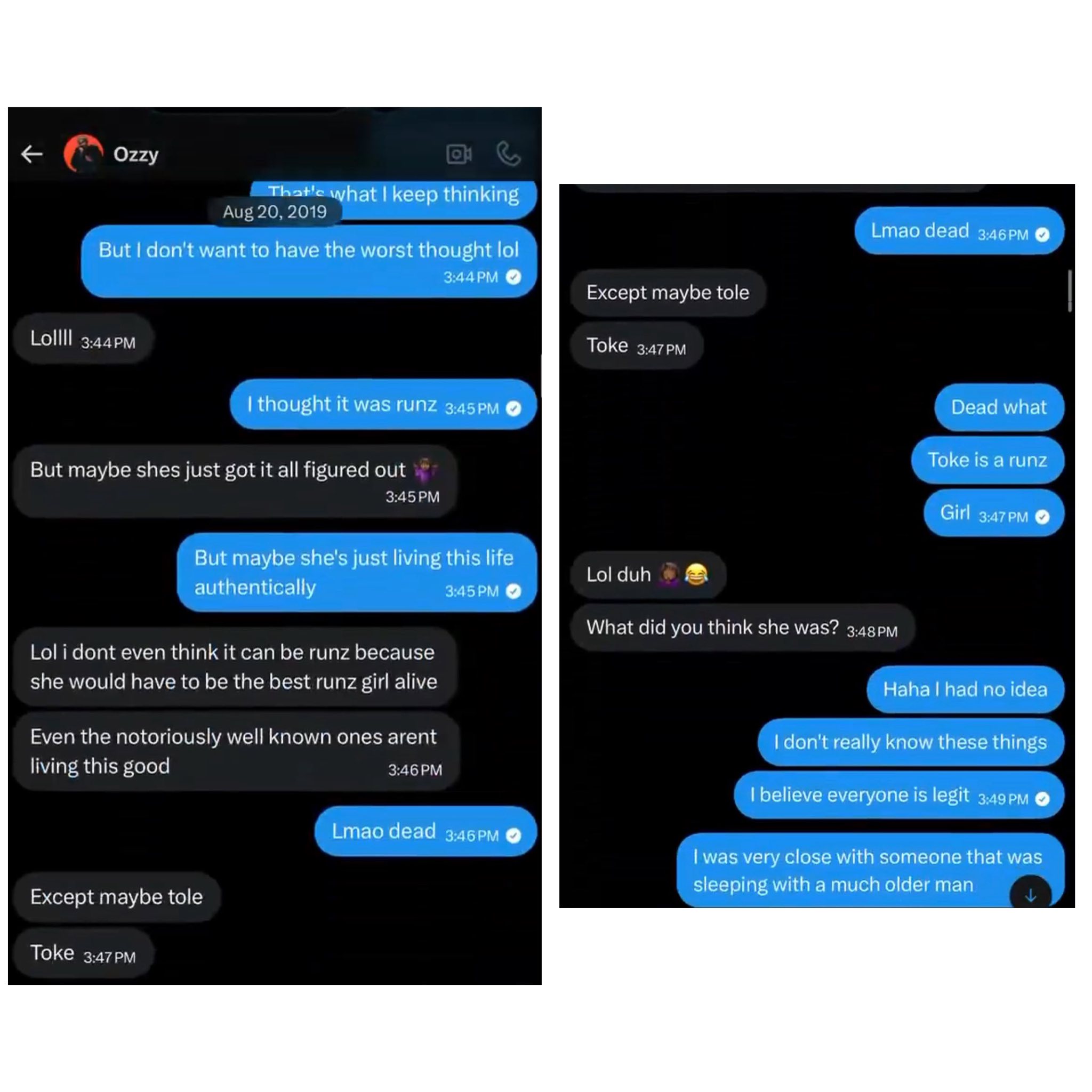 Popular feminist Ozzy Etomi deactivates her Twitter account after old alleged DMs with Ezra?s b!s3xual ex-girlfriend revealed that she called Toke Makinwa a ?runs girl?