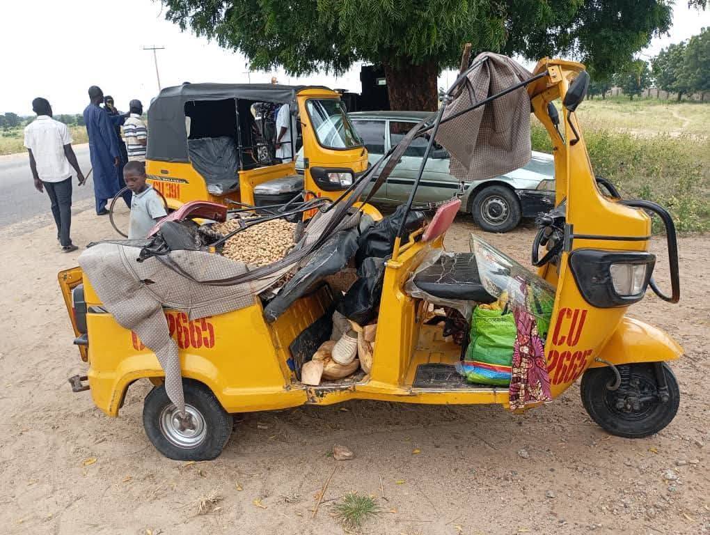 Two k!lled as truck rams into commercial tricycle in Maiduguri