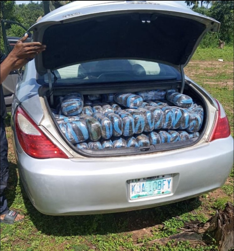 Drug trafficker abandons vehicle as troops foil drug movement in Nasarawa