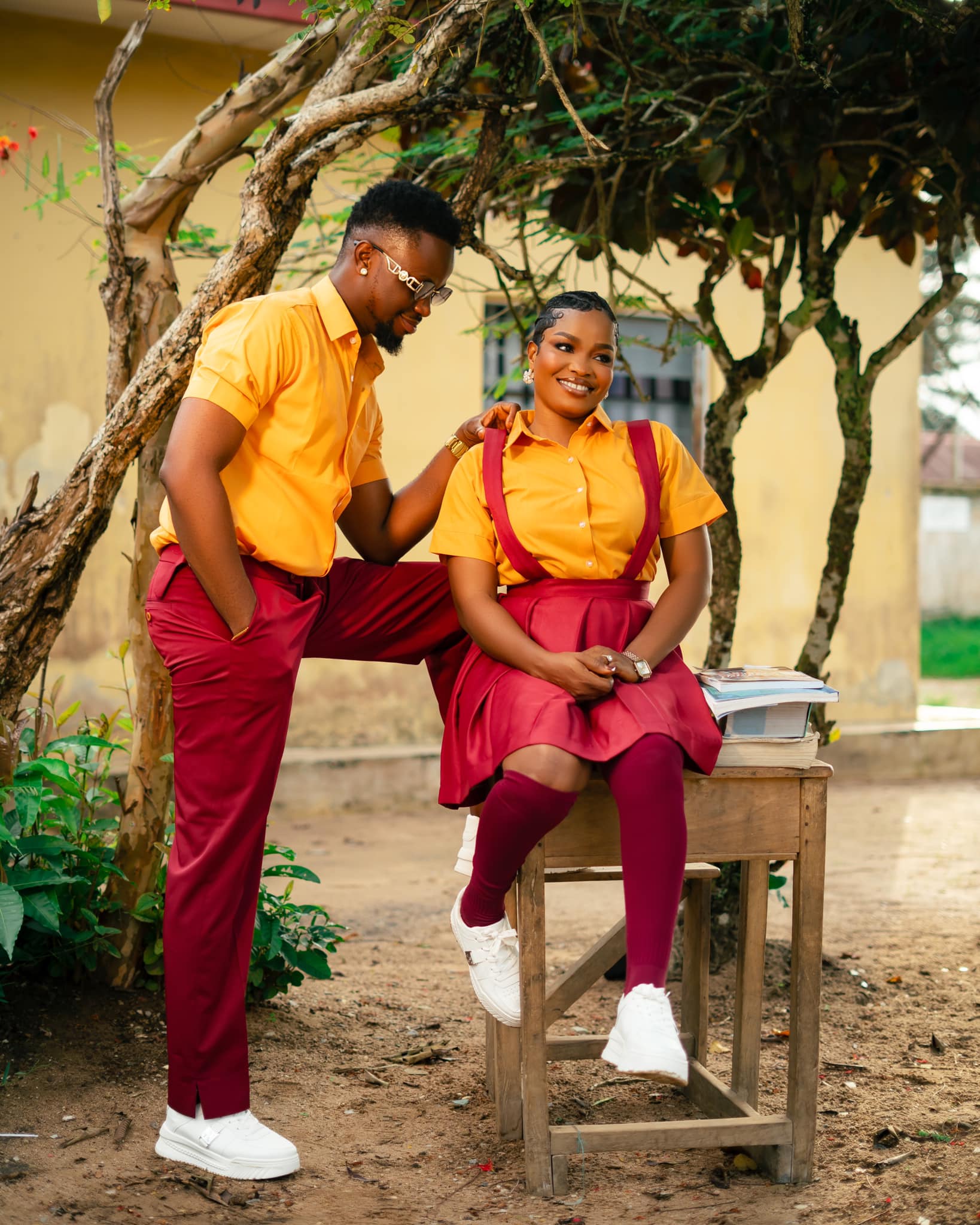 Nigerian high school sweethearts get married after 18 years of dating