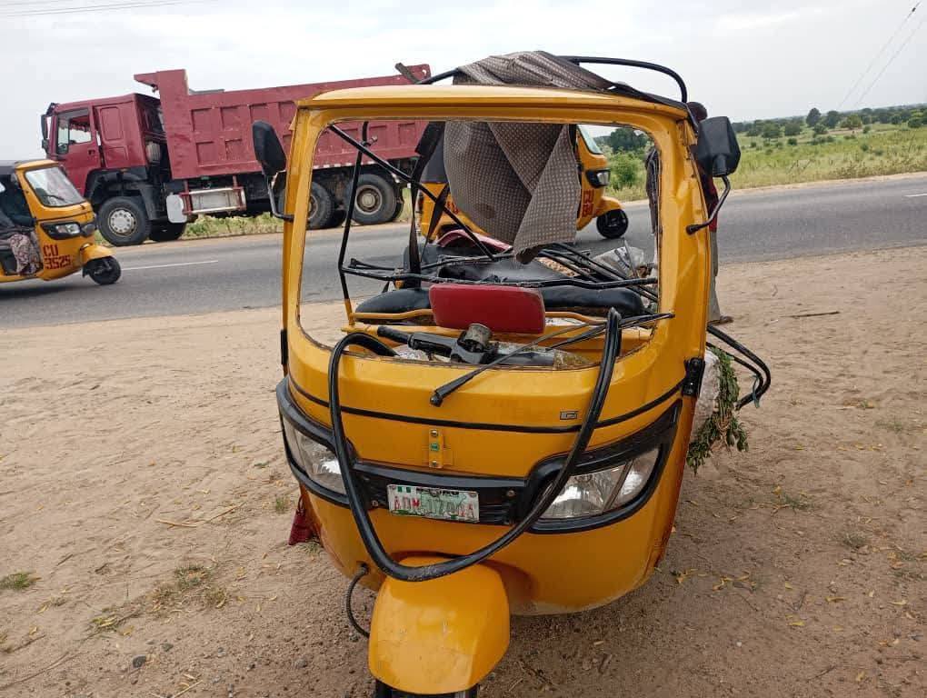Two k!lled as truck rams into commercial tricycle in Maiduguri